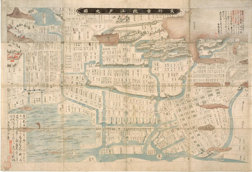 武州古改江戸之図の画像