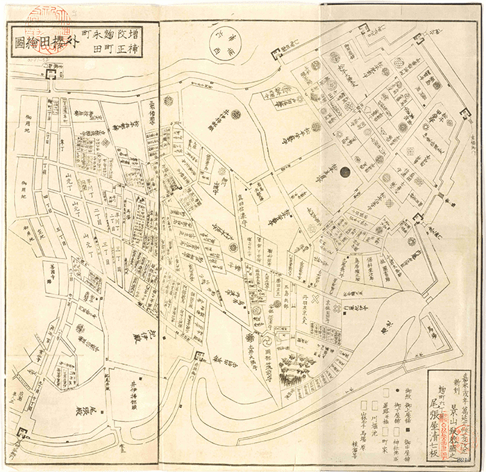 Expanded and Revised Map of Sakurada, Kojimachi, Nagatacho