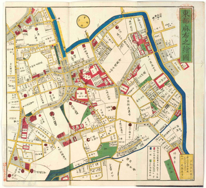 Map of Azabu in the Eastern City
