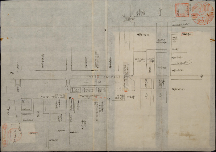 Map and Written Report on the Calamity of Heusken, Interpreter for the United States Mission