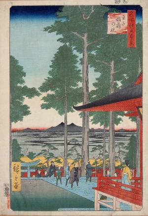 One Hundred Famous Views of Edo: Inari-no-yashiro Shrine at Ōji