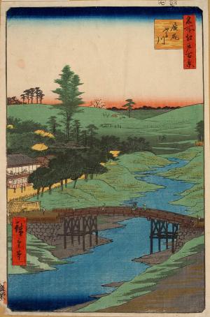 One Hundred Famous Views of Edo: Hiroo Furukawa River