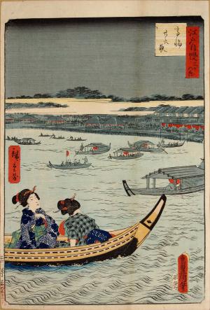 Thirty-six enjoyments of Edo: Twenty-six nights of Takanawa
