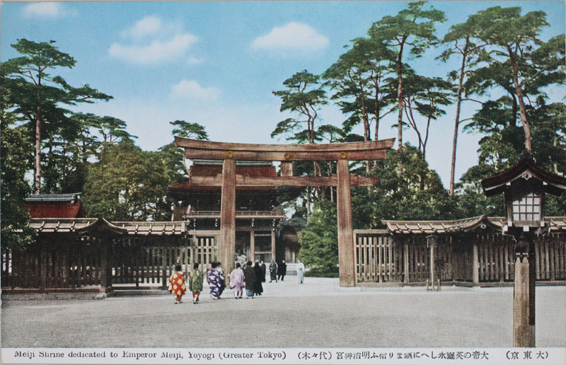 X ̉piւɒ܂苋Ӗ_{ Meiji Shrine dedicated to Emperor Meiji Yoyogỉ摜